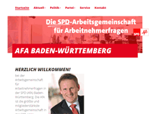 Tablet Screenshot of afa-bw.de
